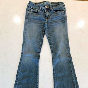 American Eagle Kick Boot Jeans, 0 short